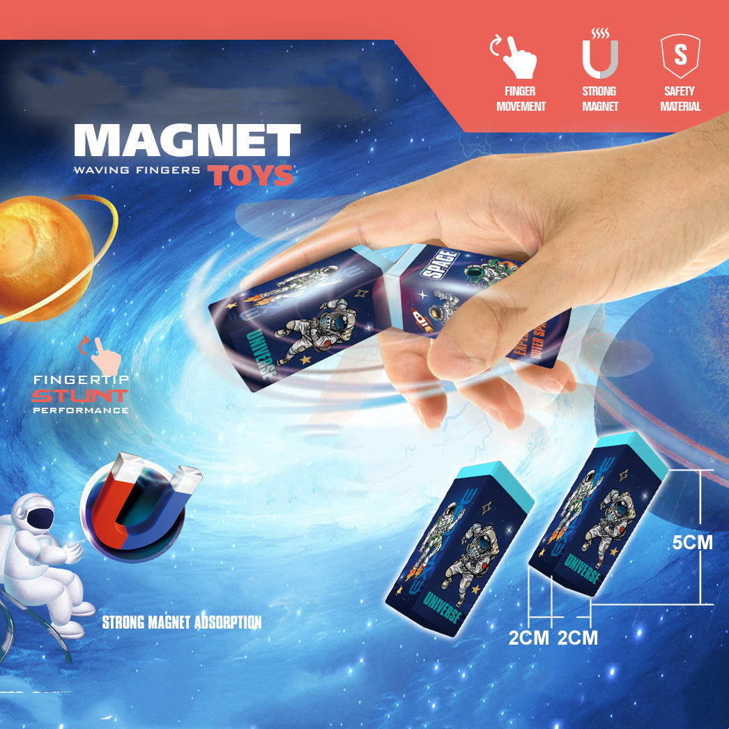 Magnetic Rods and Spinner Cube Educational Toy for Kids-0