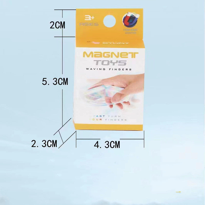 Magnetic Rods and Spinner Cube Educational Toy for Kids-1