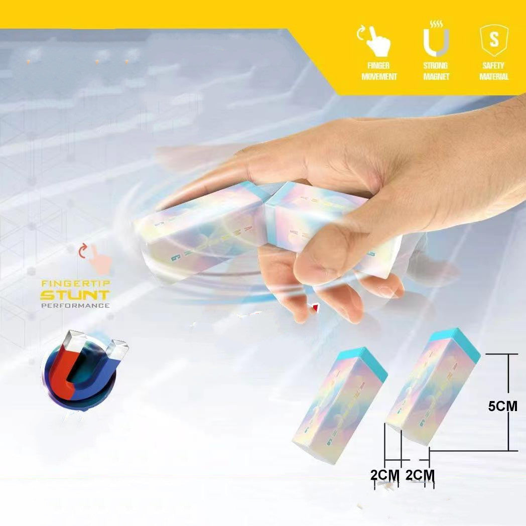 Magnetic Rods and Spinner Cube Educational Toy for Kids-3