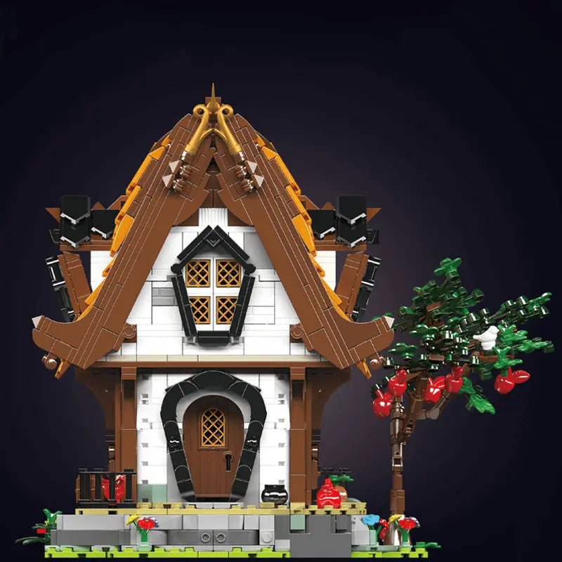 Medieval Wooden Cabin 2191pcs-1