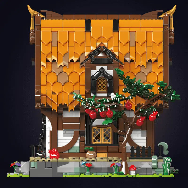 Medieval Wooden Cabin 2191pcs-2