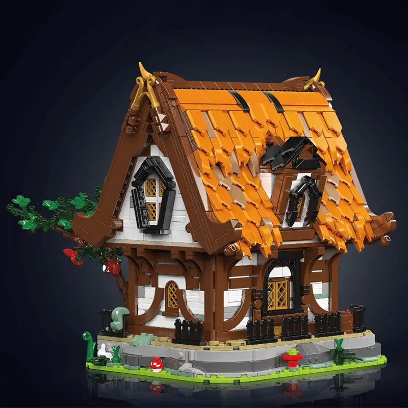 Medieval Wooden Cabin 2191pcs-3