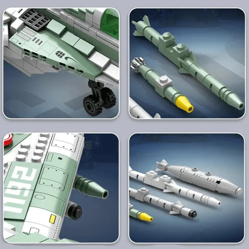 MiG Gurevich MIG-29 Fighter 1386pcs-2