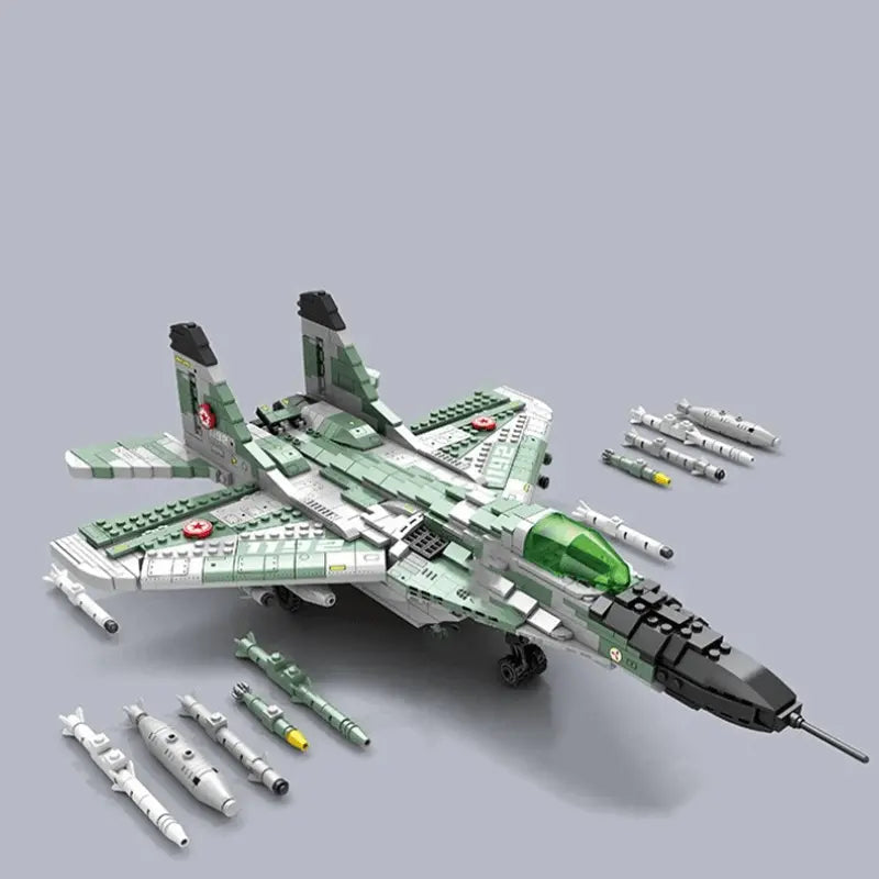 MiG Gurevich MIG-29 Fighter 1386pcs-3
