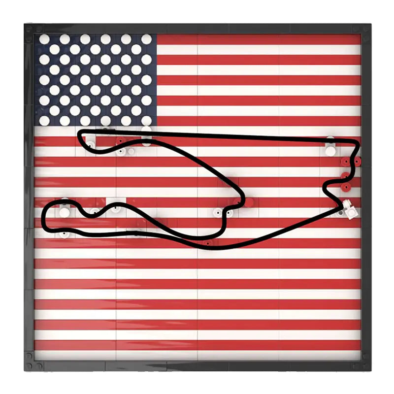 Miami Track Map 462pcs-0