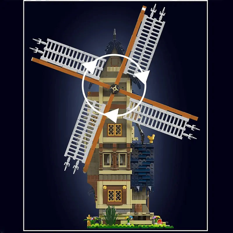 Middle Ages Windmill 1583pcs-1