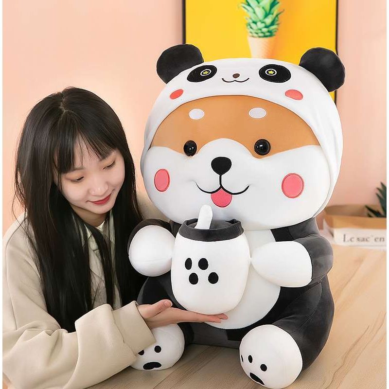 Milk Tea Dog Plush Toy-2