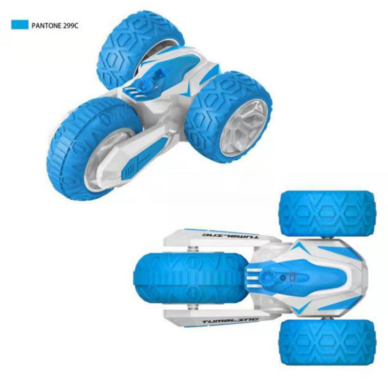 Mini 2.4G Remote Control Stunt Car-4