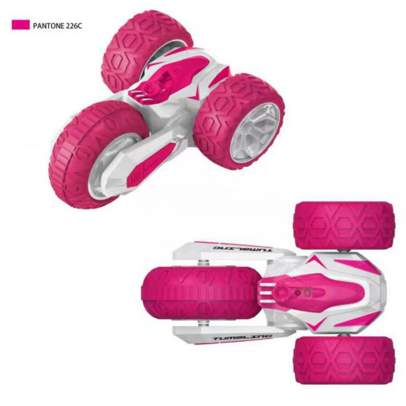 Mini 2.4G Remote Control Stunt Car-6