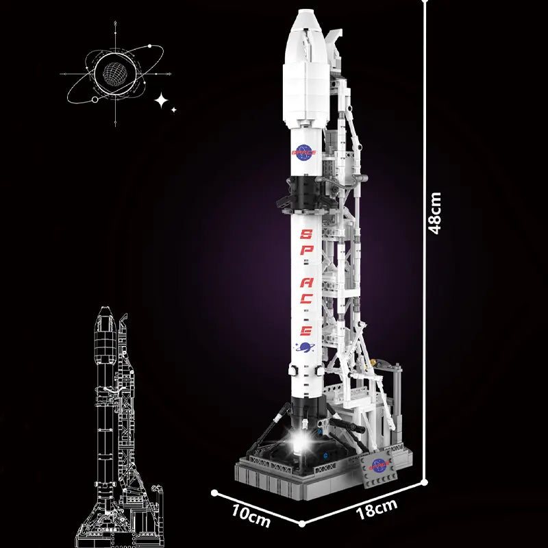 Moon Landing Program Rocket X 868pcs-3