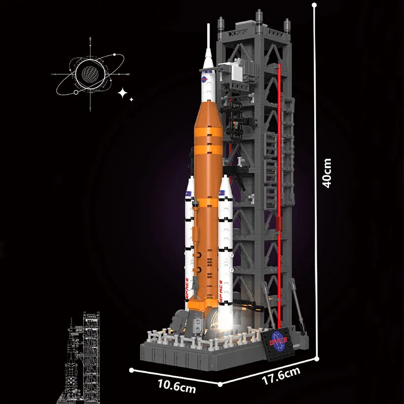 Moon landing: SLS Space Launch System 907pcs-3