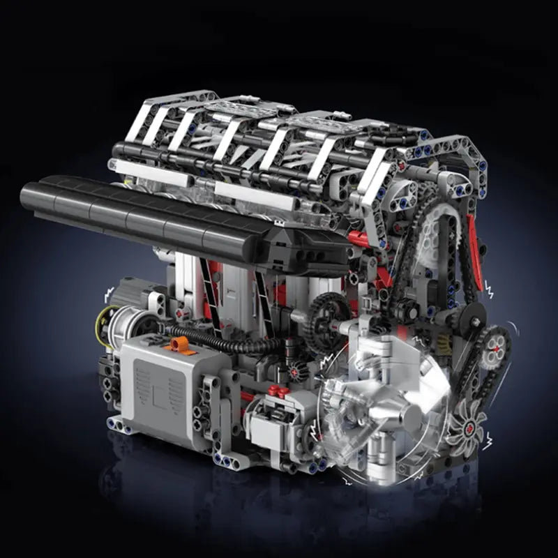 Motorised L4 Gasoline Engine 1786pcs-4