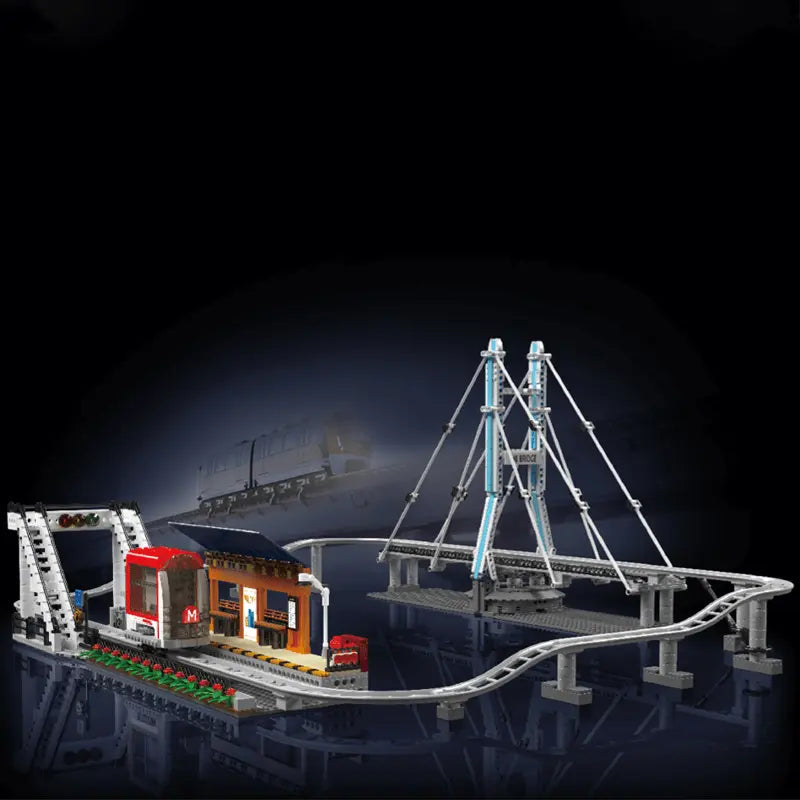 Motorised Monorail 1487pcs-1