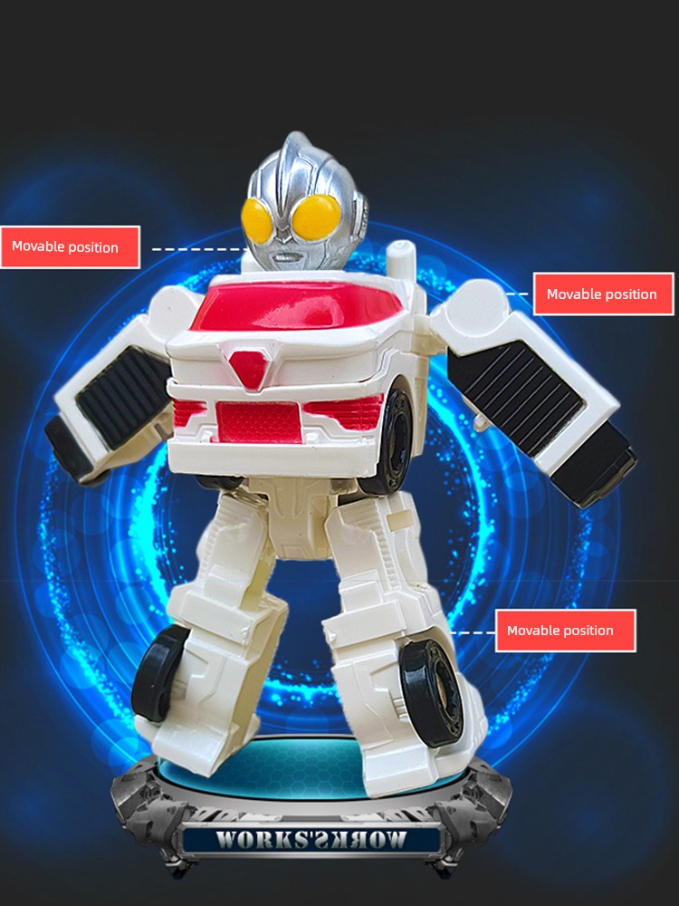 Movable Joint Doll Car Assemble Mech Deformation-4