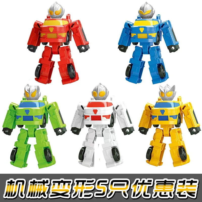 Movable Joint Doll Car Assemble Mech Deformation-12
