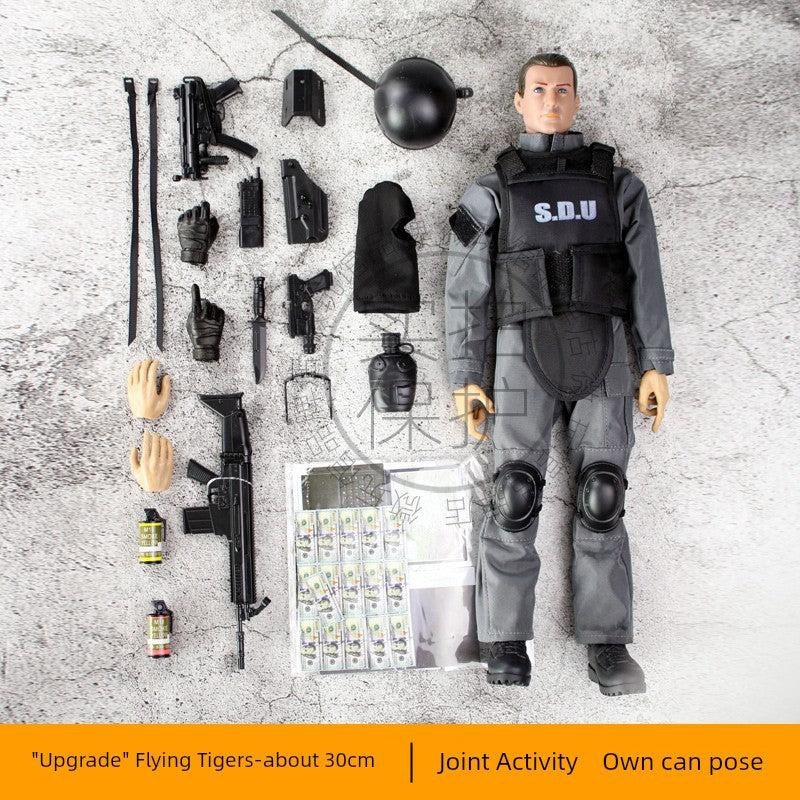Movable Joint Military Soldier Doll-6