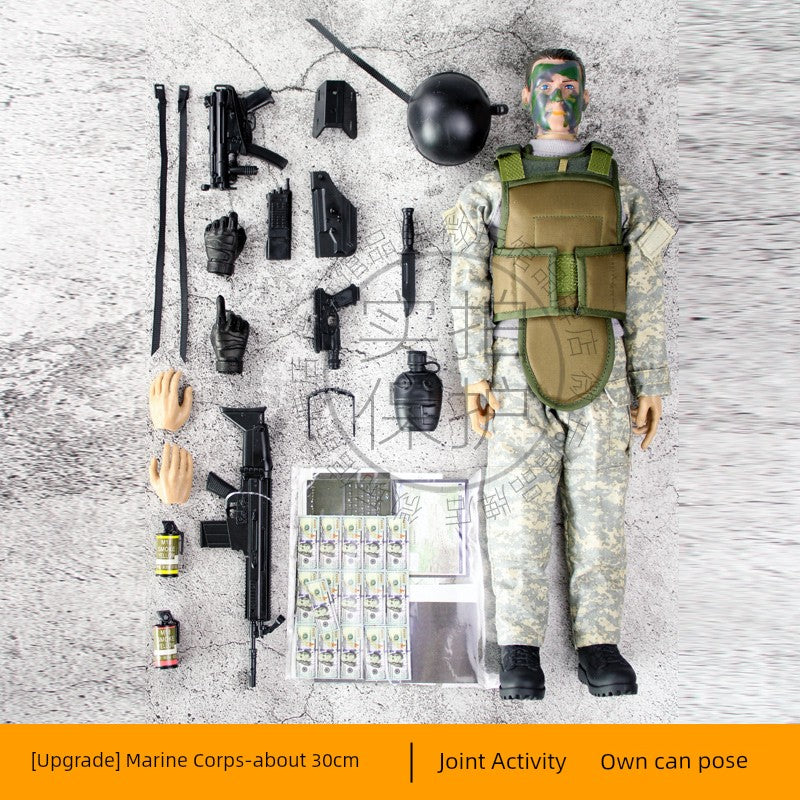 Movable Joint Military Soldier Doll-7