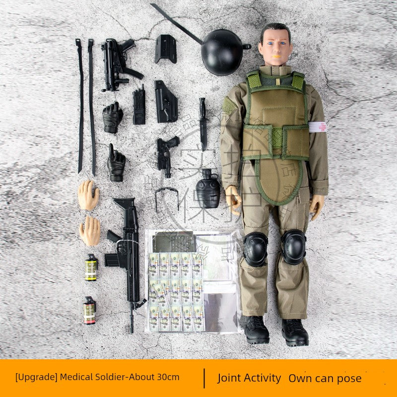 Movable Joint Military Soldier Doll-8