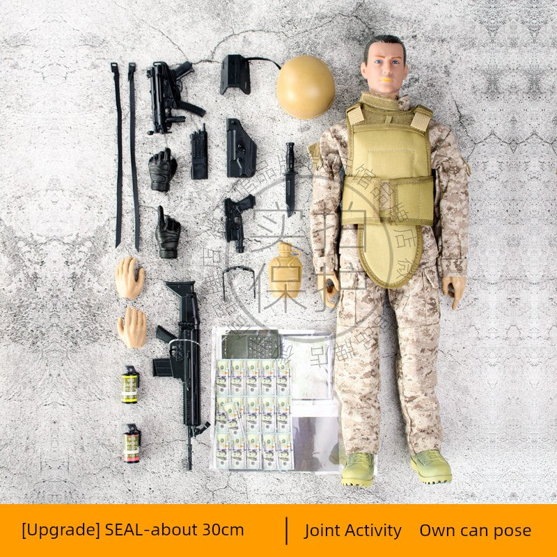 Movable Joint Military Soldier Doll-12