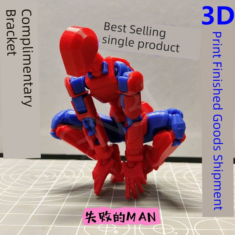 Multi-Joint Lucky Action Figure-0