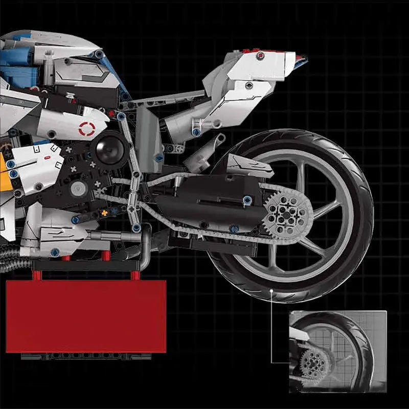 Multicolor Edition Sports Bike 1768pcs-4