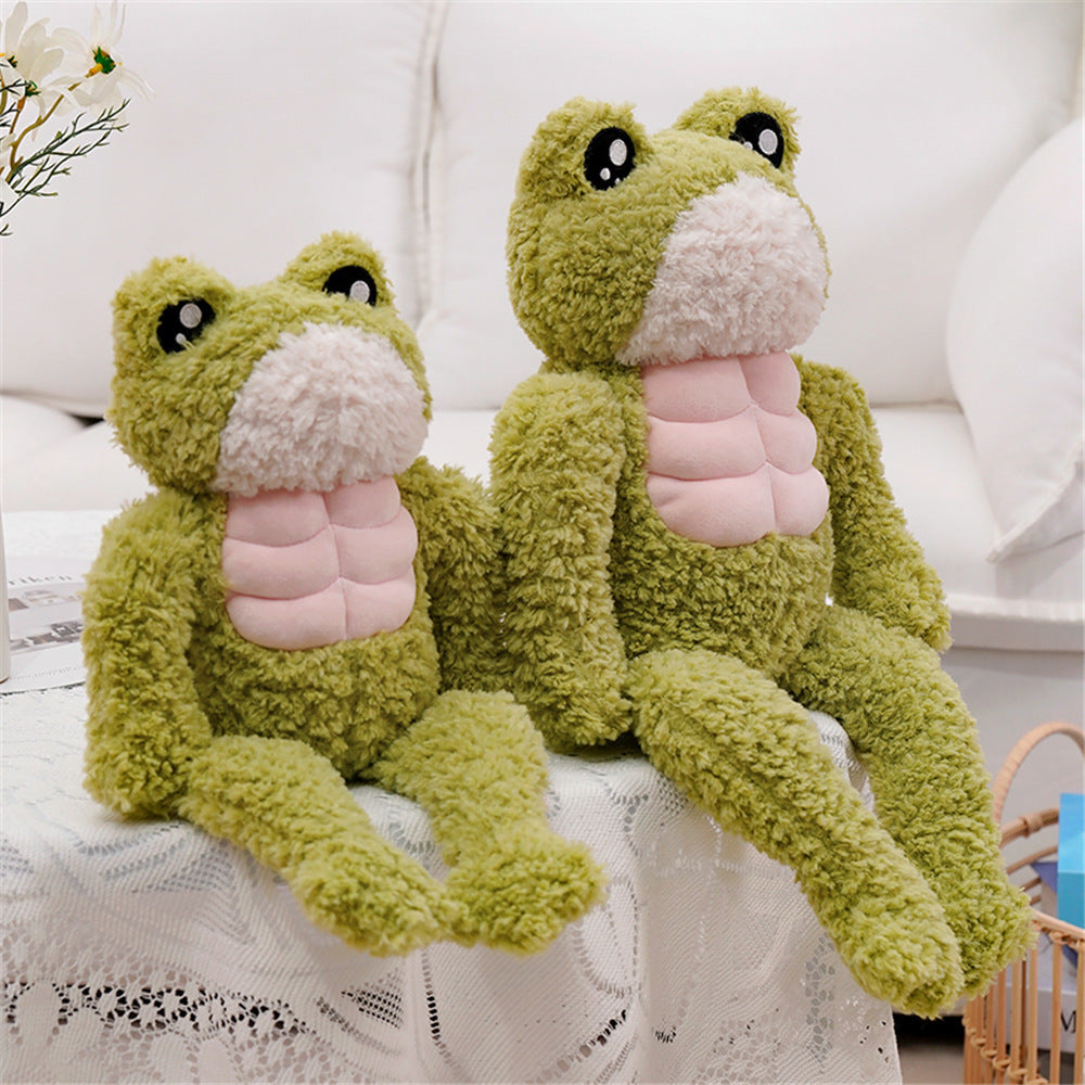 Muscle Frog Plush Toy-0