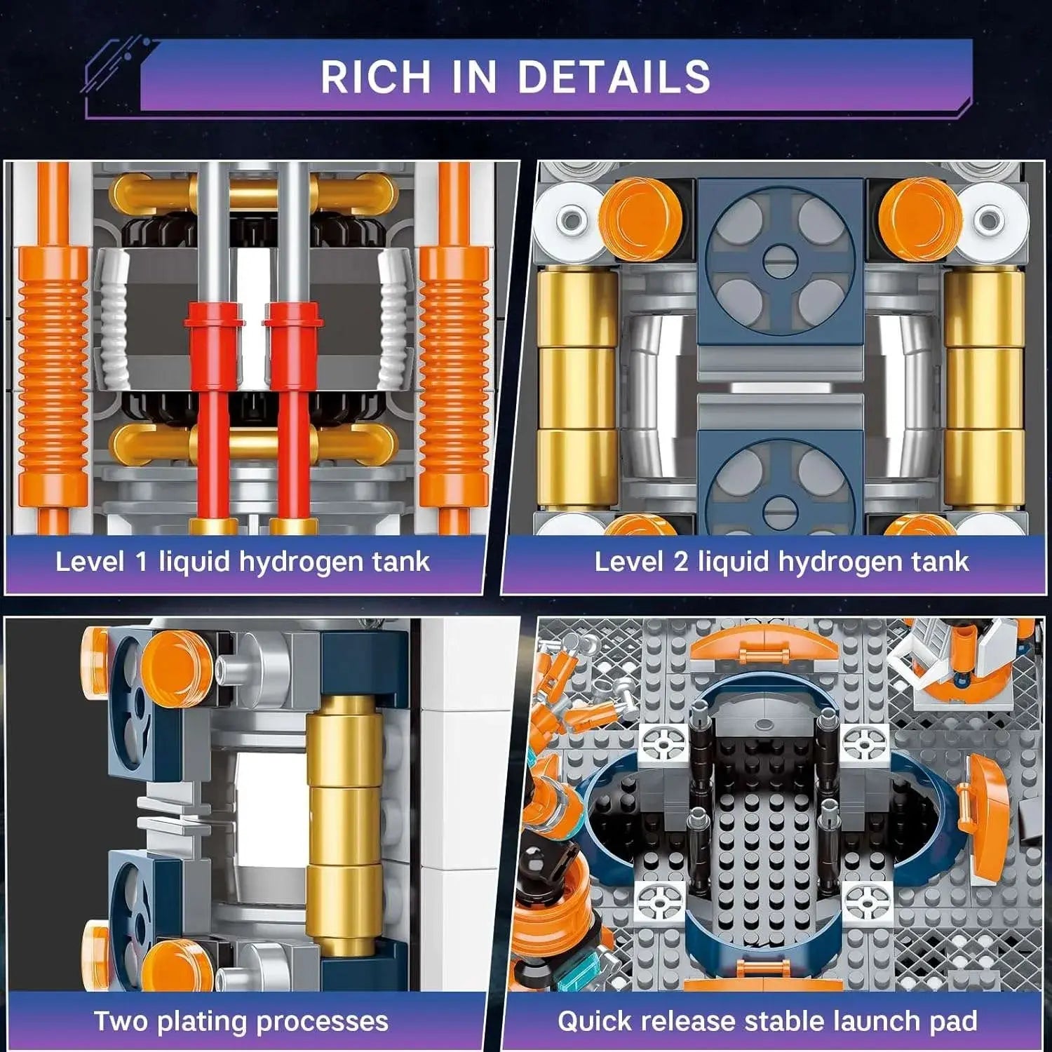 NASA's Space Rocket Kits 1570pcs-3