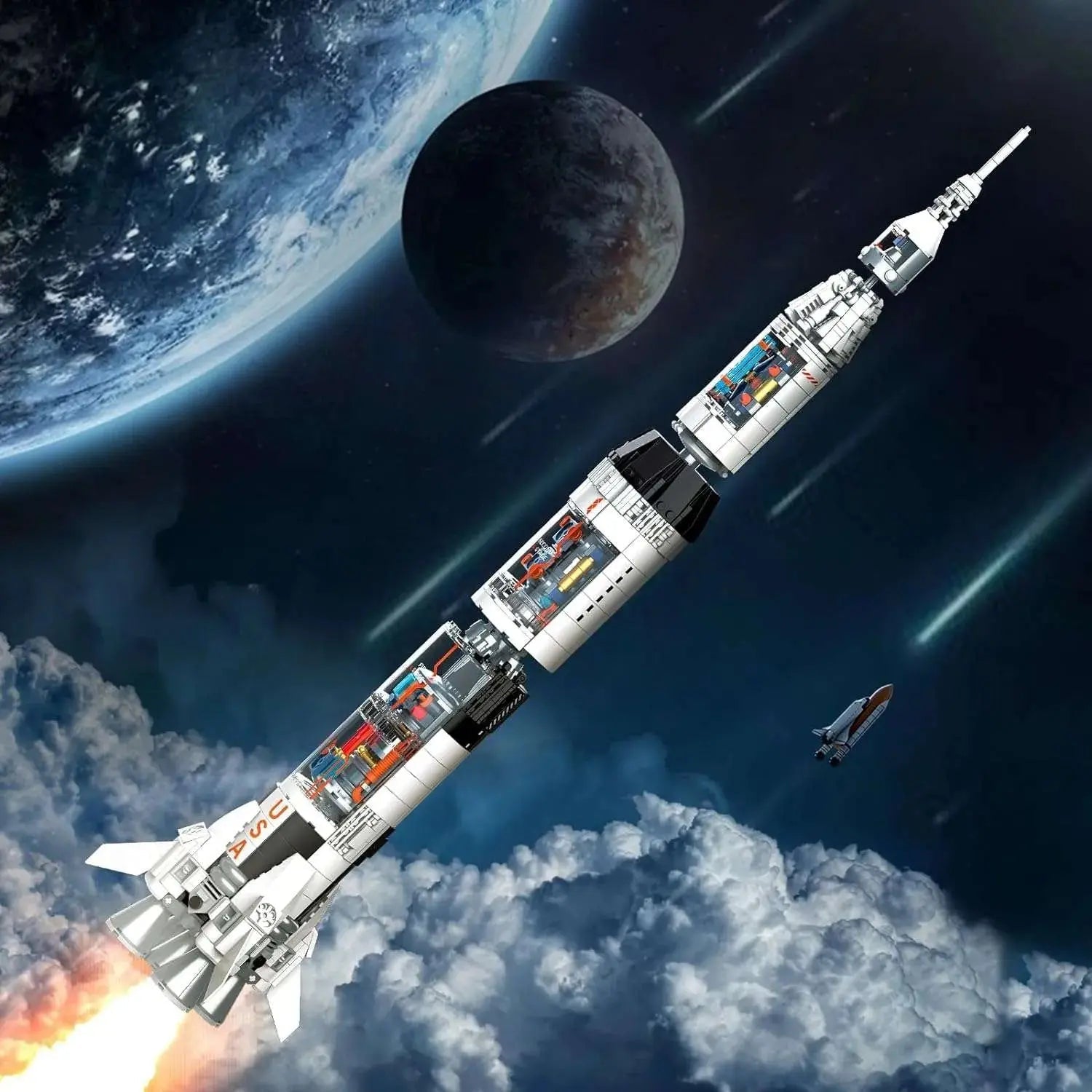 NASA's Space Rocket Kits 1570pcs-4
