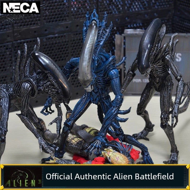NECA Nexus Ops Iron Warrior: Hand-Made Alien Doll-0