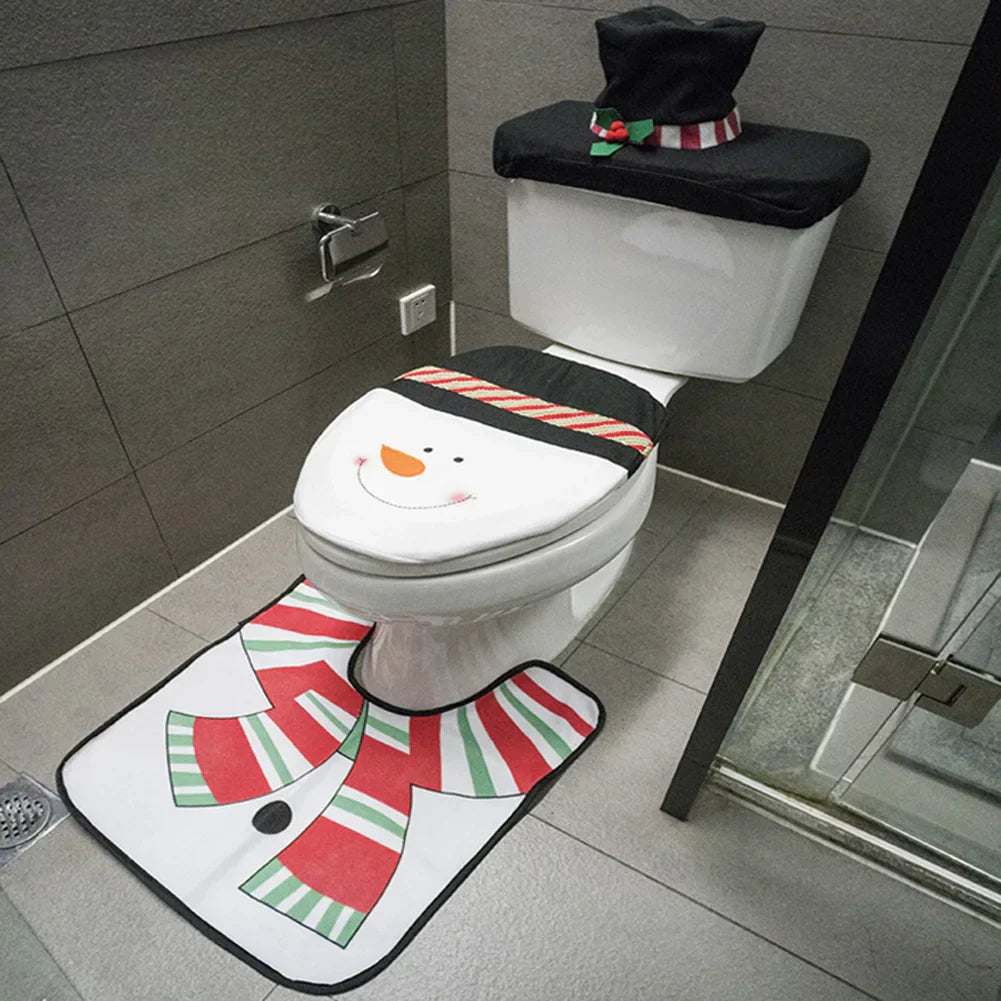 Cute Christmas Toilet Seat Covers-2