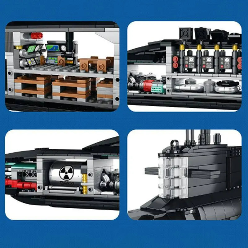 Nuclear Submarine 1497pcs-3