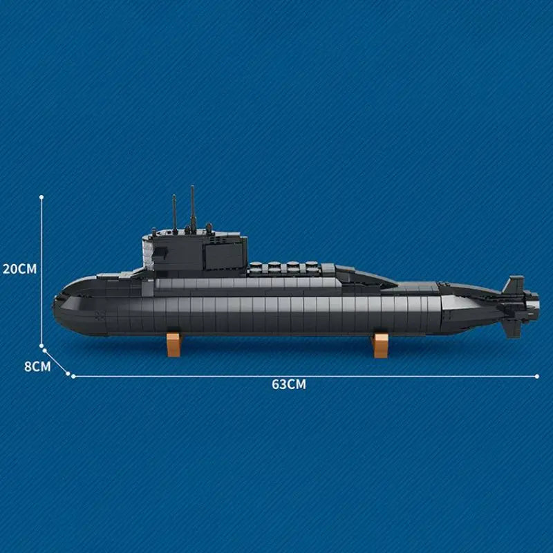 Nuclear Submarine 1497pcs-4