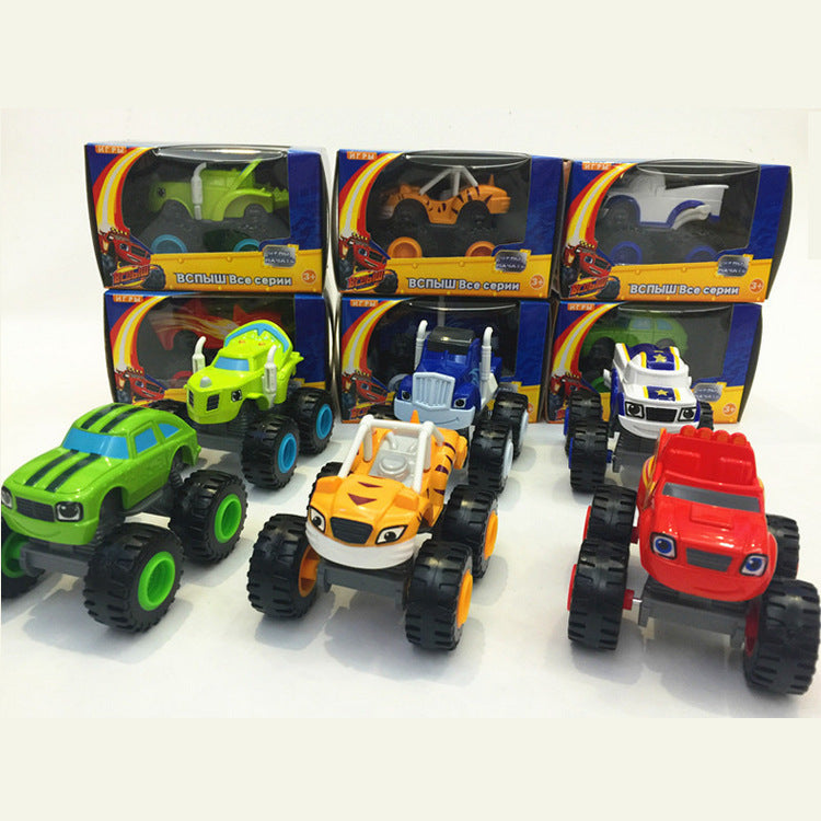 Off-Road Mini Toy Car for Children with Sliding Cartoon Educational Models-0