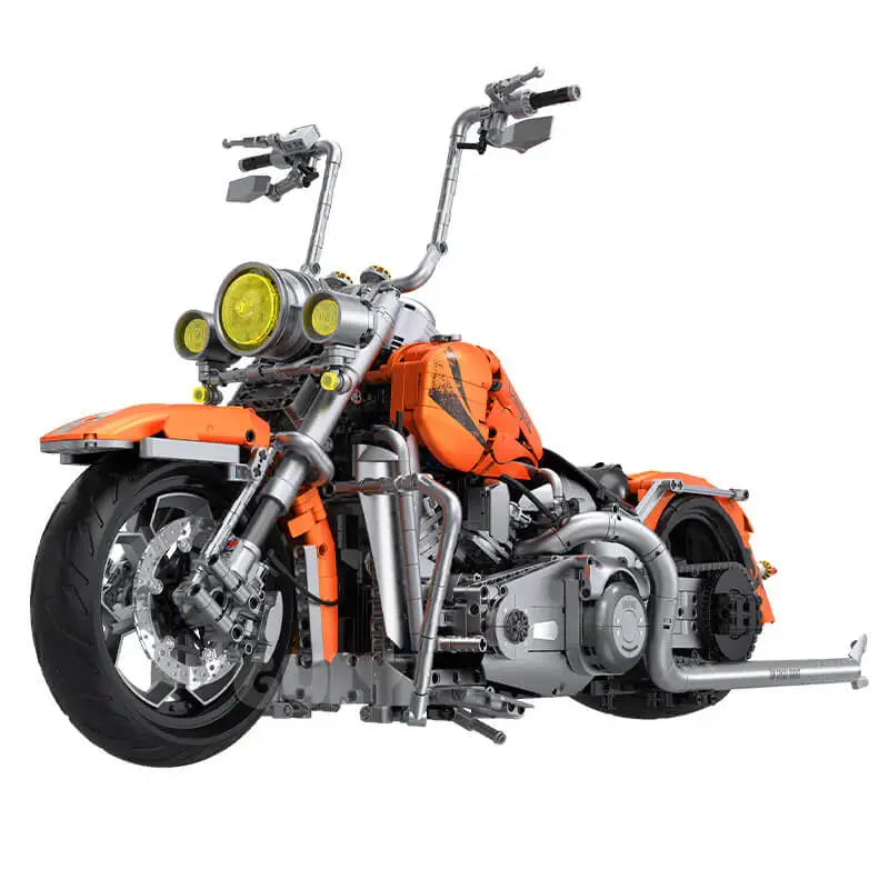 Orange Flame Heavy-Duty Bike 2391pcs-0