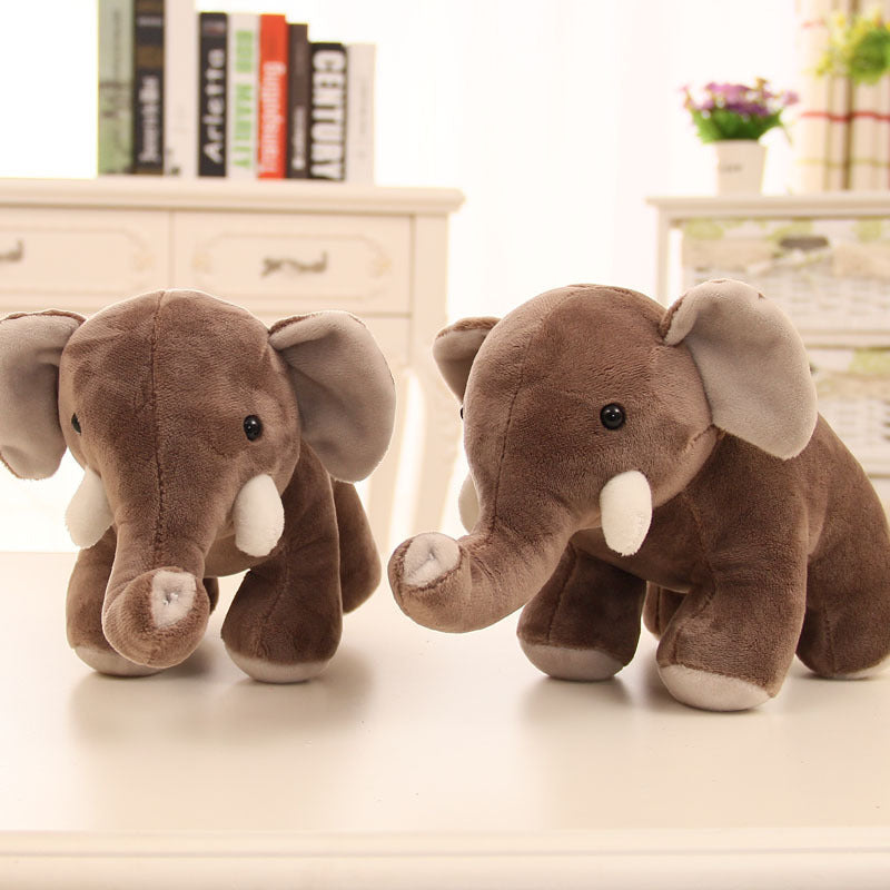Plush Elephant, Rhino & Hippo Dolls-0