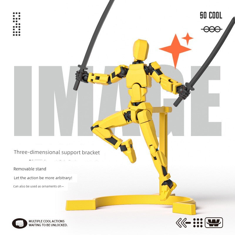 Printing Magnetic Suction Dummy13 Lucky Joint Doll-3