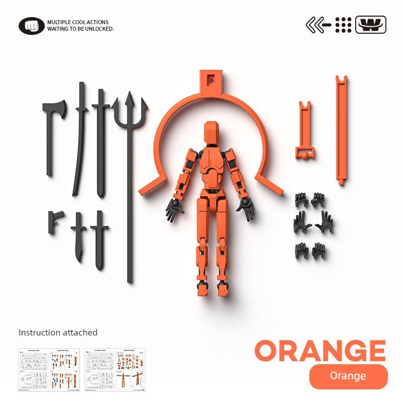 Printing Magnetic Suction Dummy13 Lucky Joint Doll-5