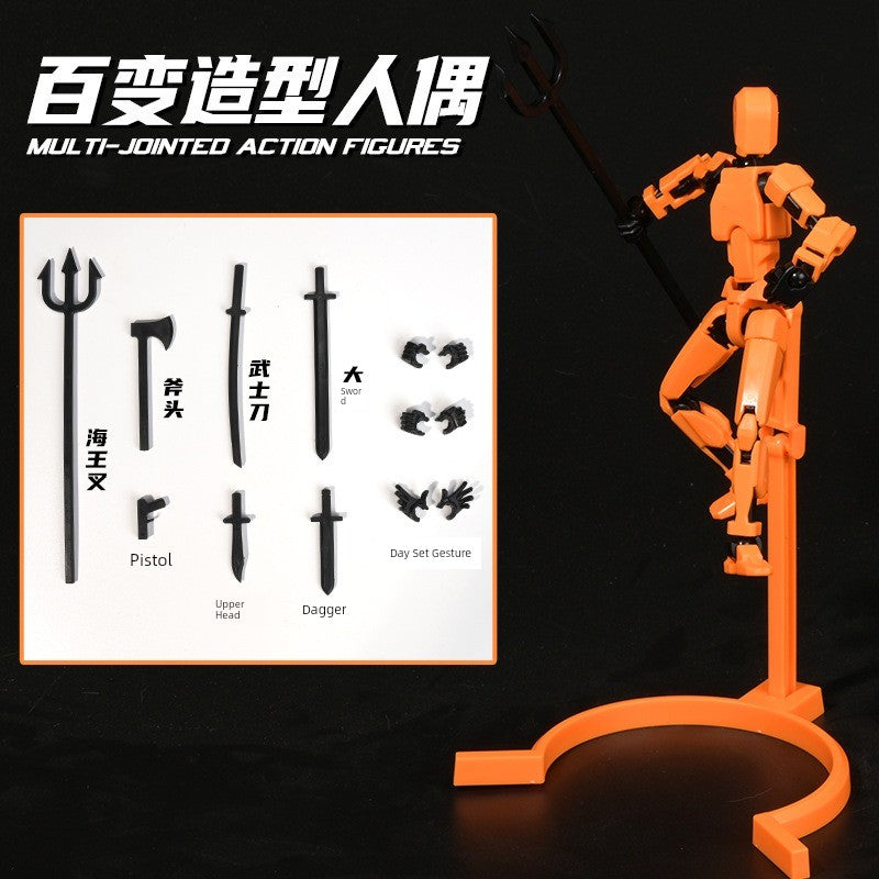 Printing Magnetic Suction Dummy13 Lucky Joint Doll-7