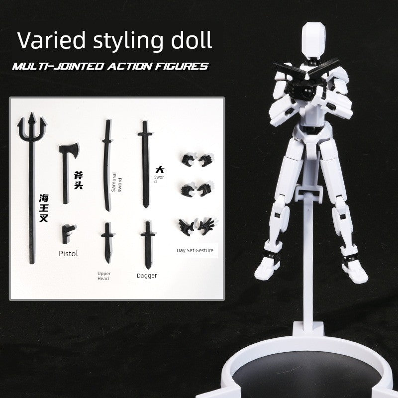 Printing Magnetic Suction Dummy13 Lucky Joint Doll-8