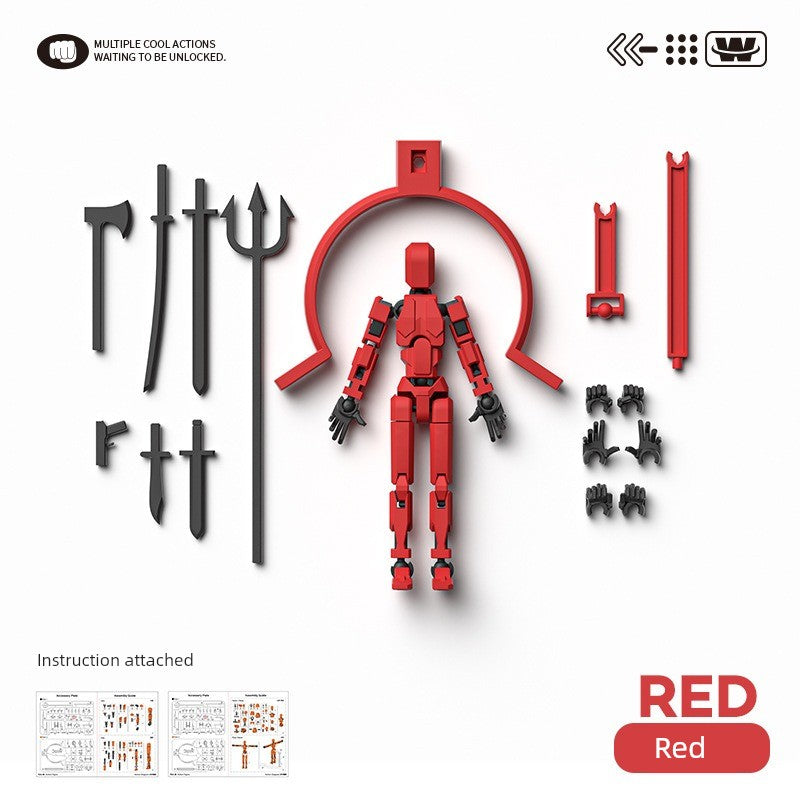 Printing Magnetic Suction Dummy13 Lucky Joint Doll-10