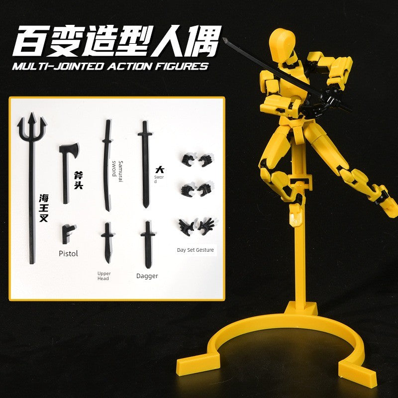 Printing Magnetic Suction Dummy13 Lucky Joint Doll-20