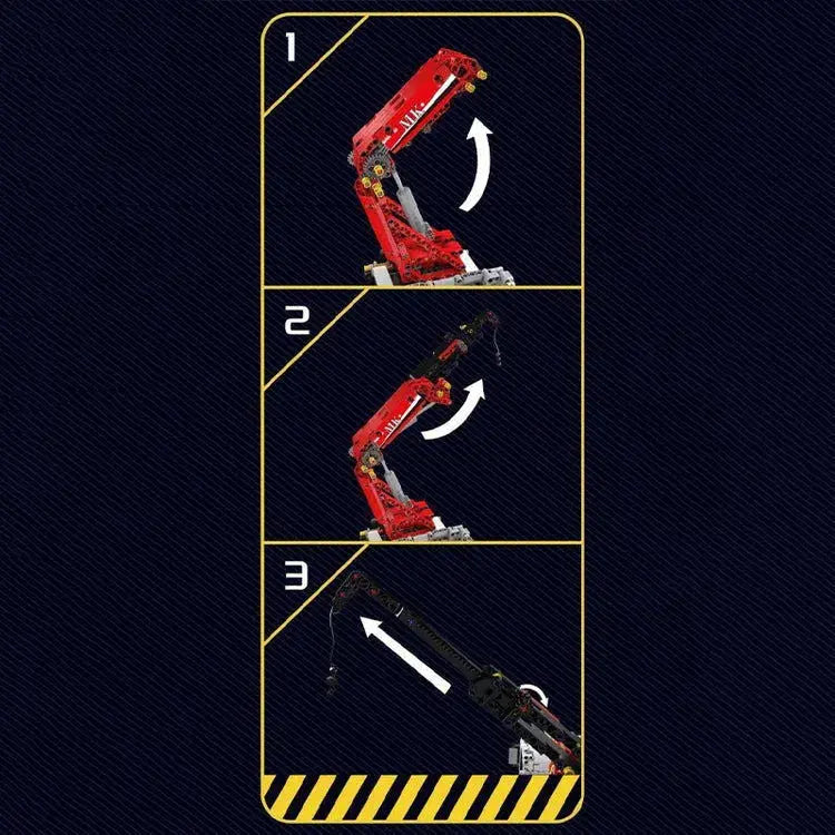 REMOTE CONTROLLED CRANE TRUCK 2529PCS-3