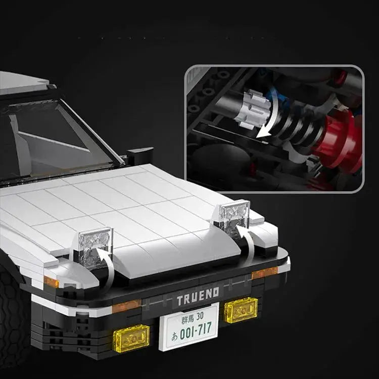 REMOTE CONTROLLED INITIAL D AE86 1233PCS-3