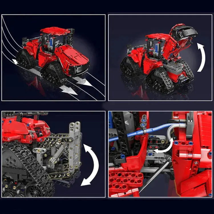 REMOTE CONTROLLED PNEUMATIC CRAWLER TRACTOR 1697PCS-4