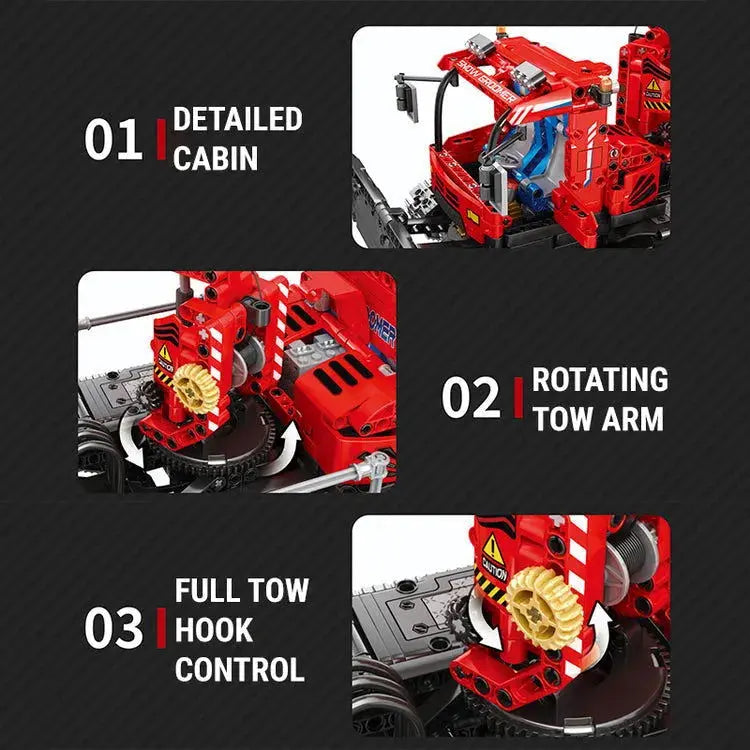 REMOTE CONTROLLED SNOW GROOMER 1099PCS-4