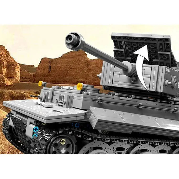 REMOTE CONTROLLED TIGER TANK 2236PCS-4