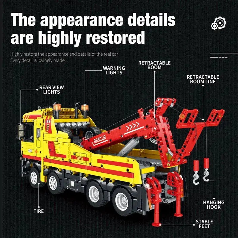 REMOTE CONTROLLED TOW TRUCK 1909PCS-3