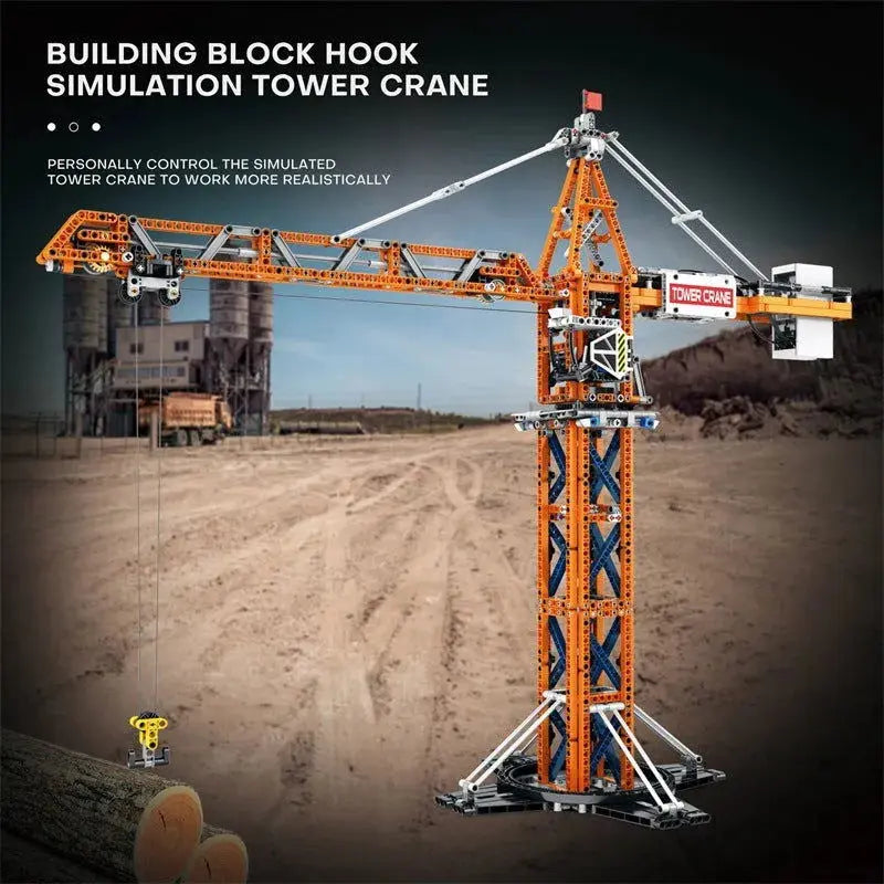 REMOTE CONTROLLED TOWER CRANE 1287PCS-1