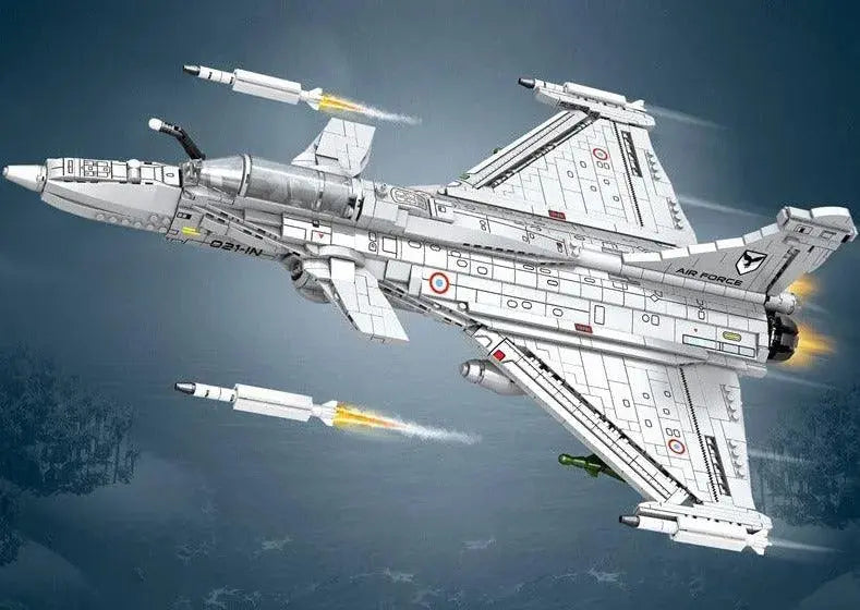Rafale fighter model building block toy 2099pcs-1