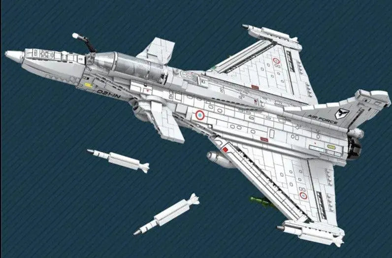 Rafale fighter model building block toy 2099pcs-2